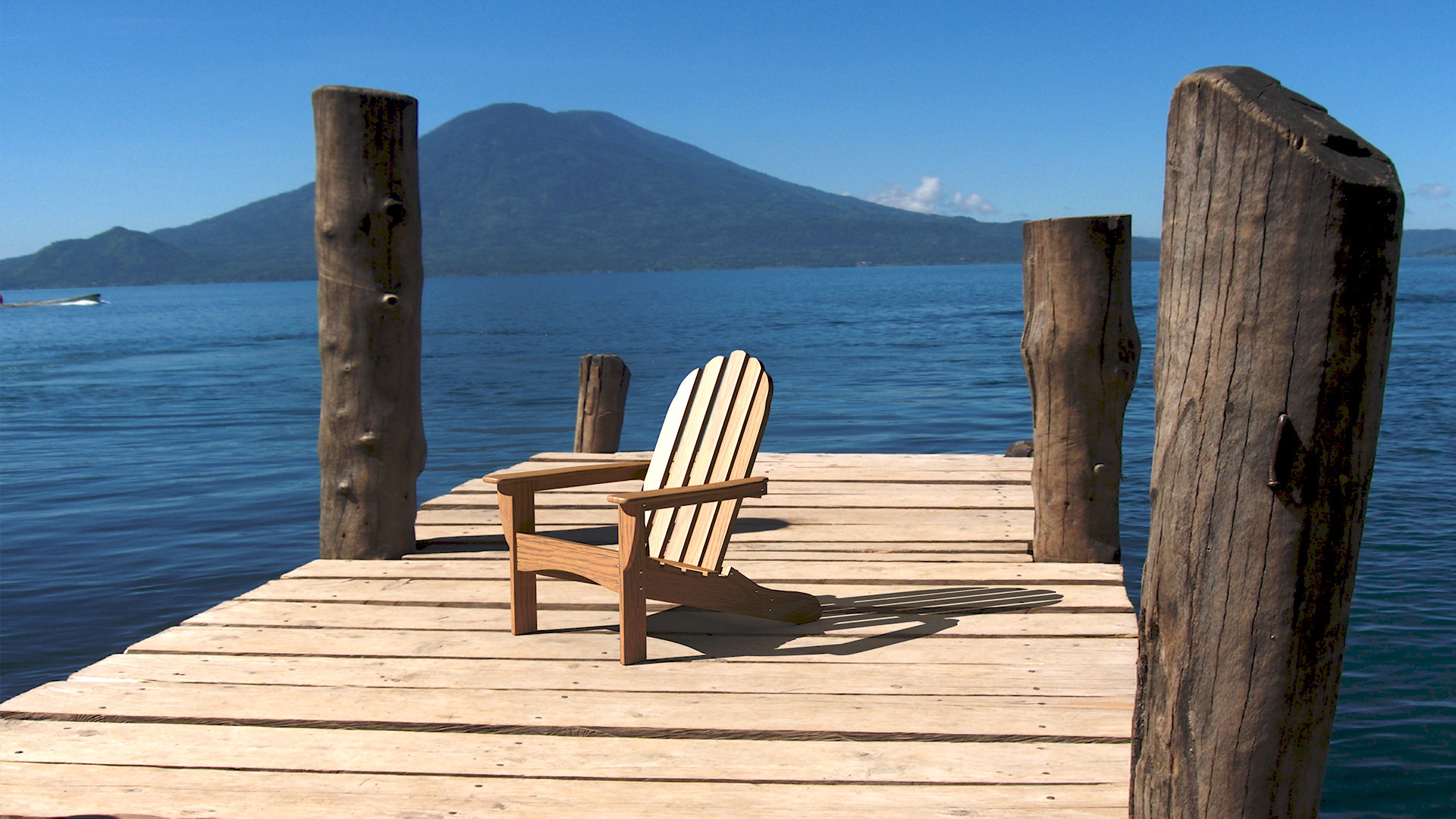 3D Adirondack_Chair 3D Model