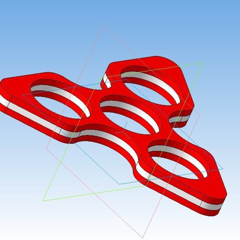 Tri – Spinner (3 parts) 3D Print Model