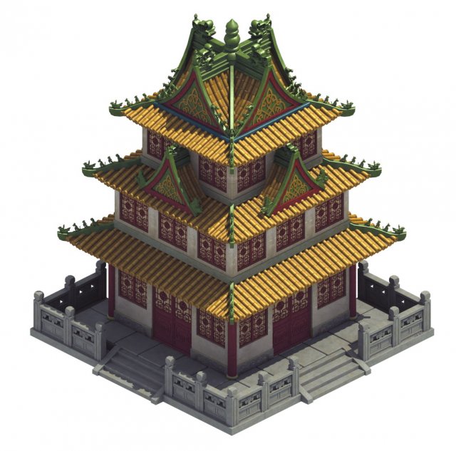 Palace – main hall 07 3D Model