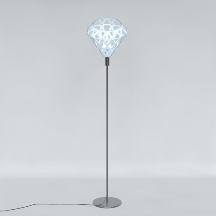 Free Floor lamp ZAHA LIGHT 3D Model