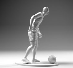 Footballer 02 Prepare To Footstrike 03 Stl 3D Model
