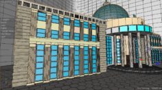 3D model The Residence of the President of Kazakhstan 3D Model
