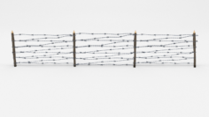 Lowpoly Barb Wire Obstacle 8
           3D Model