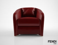 Fendi Casa Tiffany armchair 3D Model
