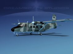 Harbin Y-12 II Kenya Air Force 3D 3D Model