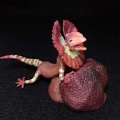 gecko lizard by orangeteacher 3D Print Model