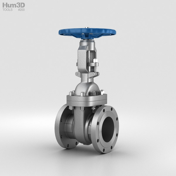 Gate Valve 3D Model