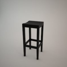 Bar stool BST-0506 3d model FAMEG