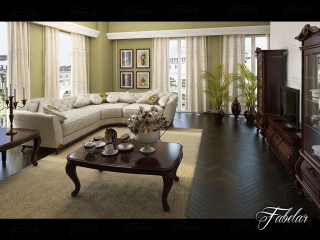 Living room 64 3D Model