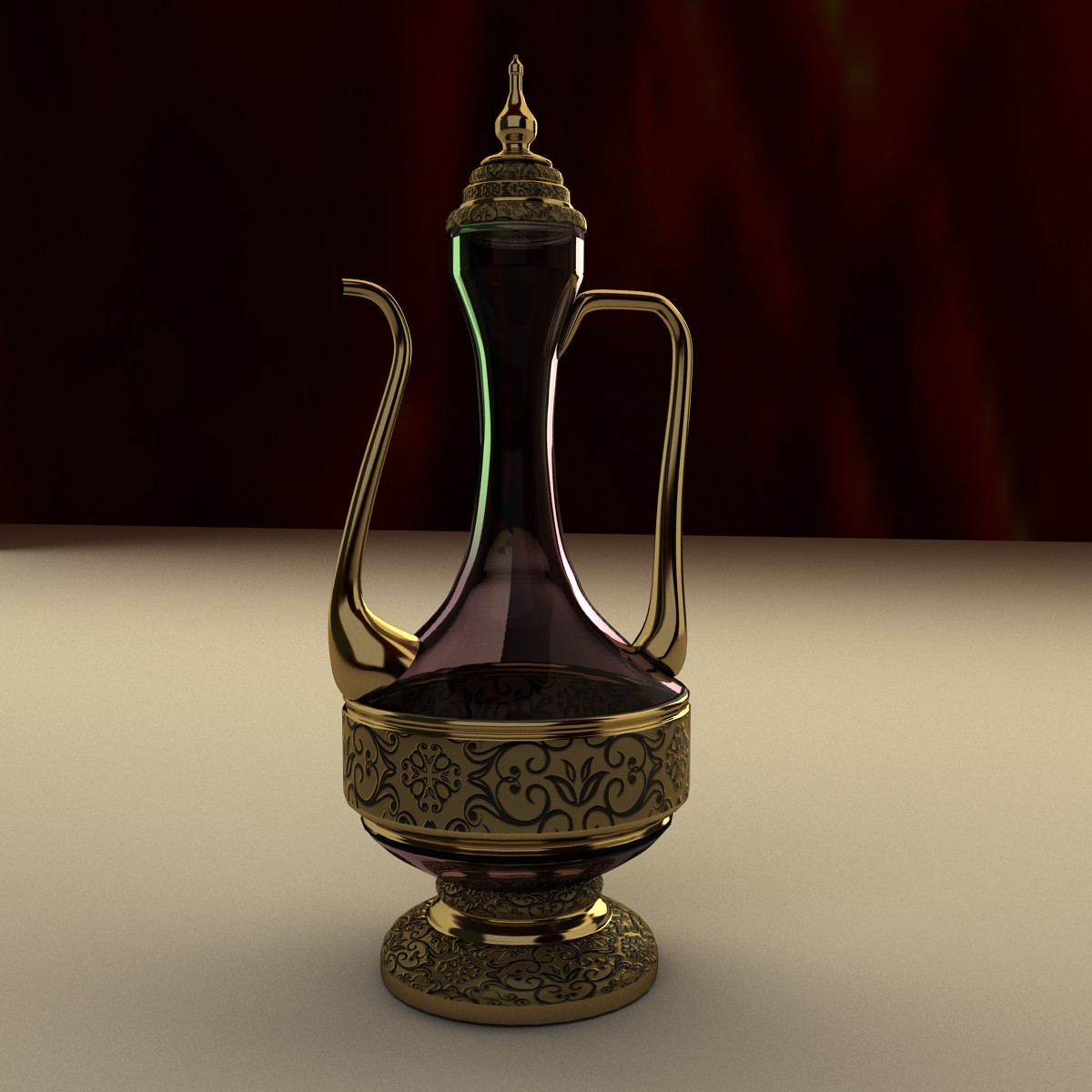 Chinese flaton 3D Model