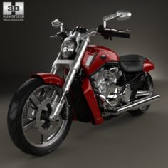 Harley-Davidson V-Rod Muscle 2010 3D Model