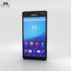 Sony Xperia C4 Black 3D Model
