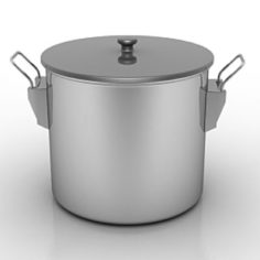 Kitchen pan Free 3D Model
