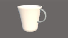 Latte cup 3D Model