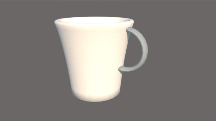 Latte cup 3D Model
