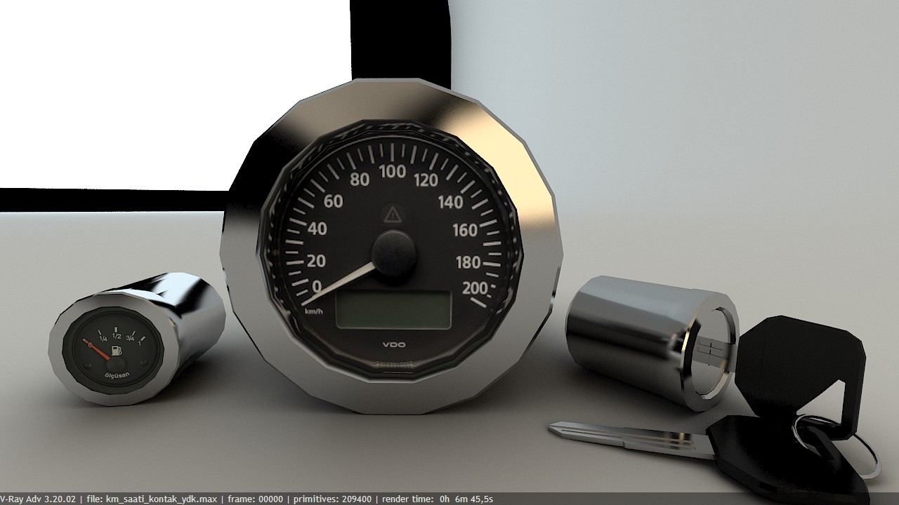 Km indicator 3D Model