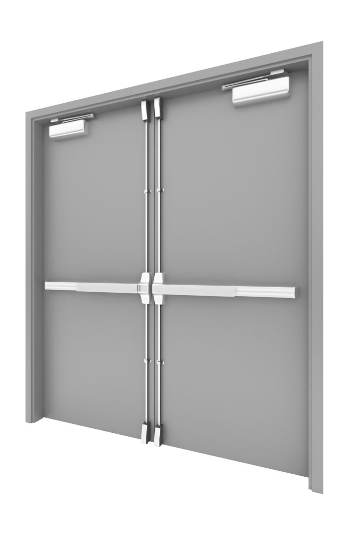 Hollow Metal Door-005 3D Model