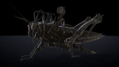 Steampank grasshopper 3D Model
