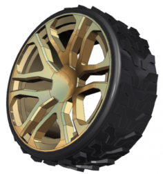 Alloy wheel 3D Model