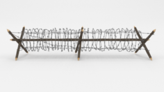 Barb Wire Obstacle 4 3D Model