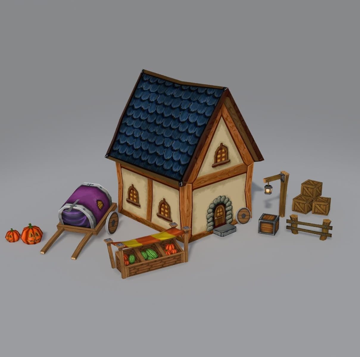 Fantasy Pack 3D Model