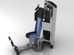 Fitness Gym Equipment Collection 3D Model