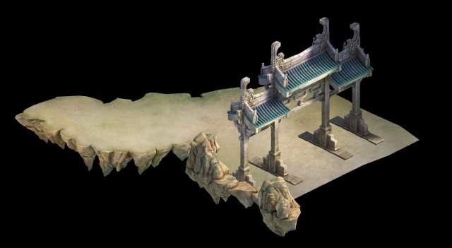 Game Model – Taoist comprehension scene – Taoist g 3D Model