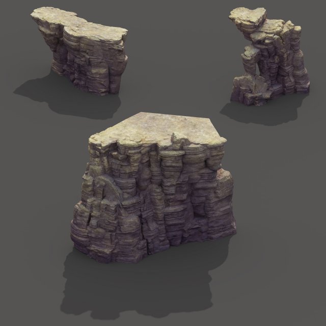 Mountain – terrain 08 3D Model