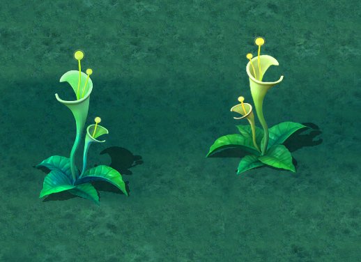 Cartoon version – plant mysterious light 3D Model