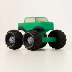 Multi-color Mini Monster Truck 3D Print Model