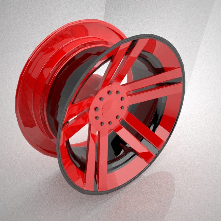 3D wheel 3D Model