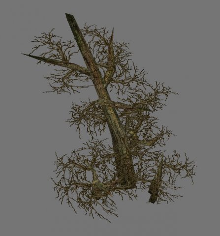 Game Model Arena – Variation grass flowers trees 0 3D Model