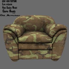 3D model armchair 30 3D Model