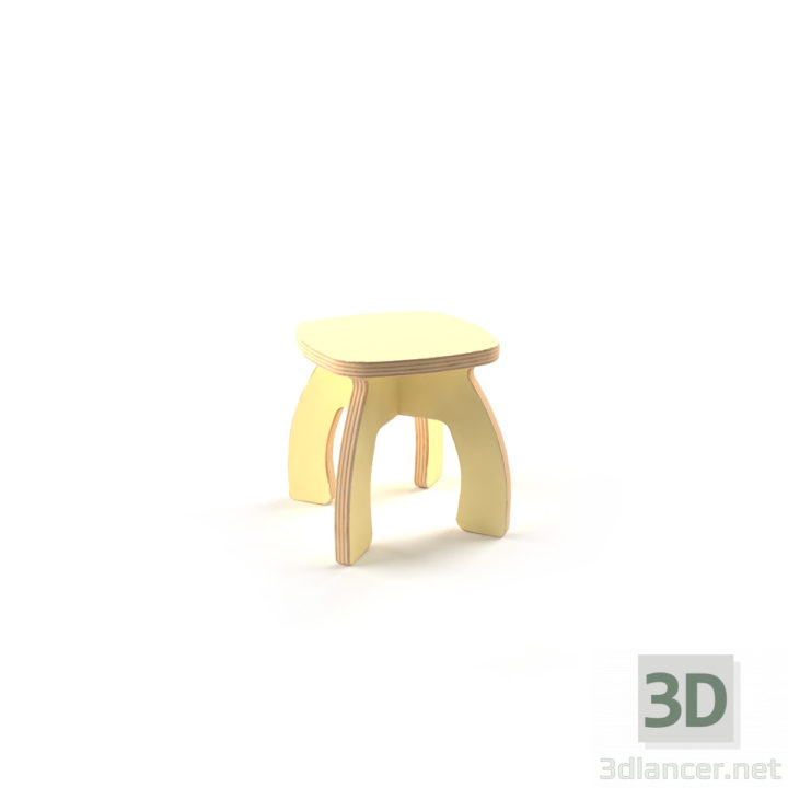 3D-Model 
Children’s stool