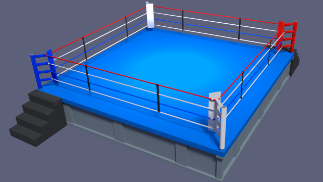 Boxing Ring 3D Model