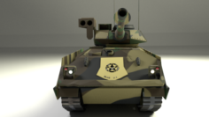 M2A2 ODS Infrinty Lite Tank 3D Model