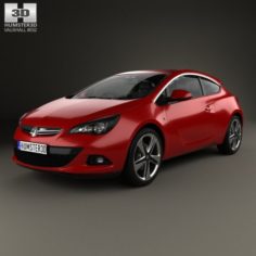 Vauxhall Astra GTC 2011 3D Model