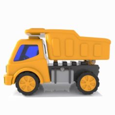Toon Truck 3D Model