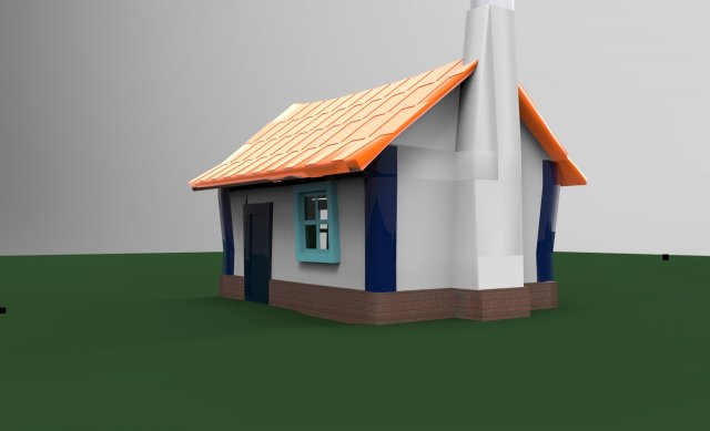 Small house 3D Model