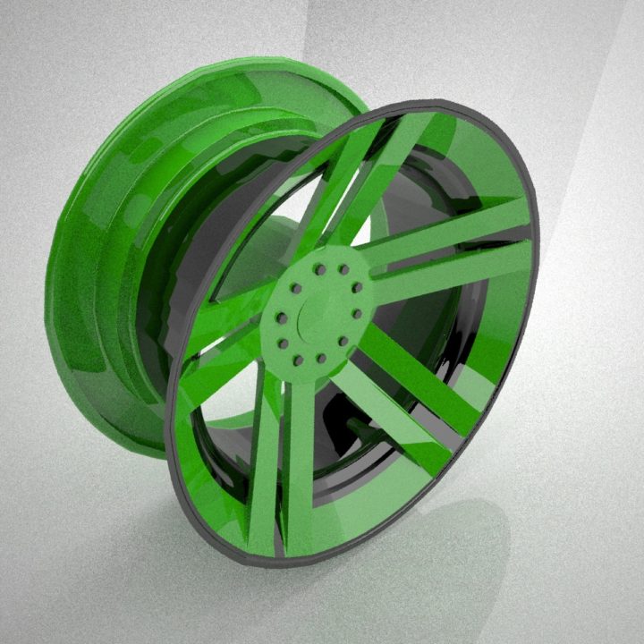 3D model wheel 3D Model