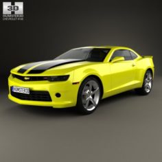 Chevrolet Camaro RS coupe 2014 3D Model