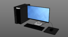 Dell Workstation 3D model 3D Model