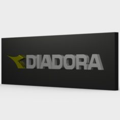 Diadora logo 3D Model