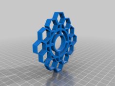 Fidget Spinner with M8 nuts  3D Print Model