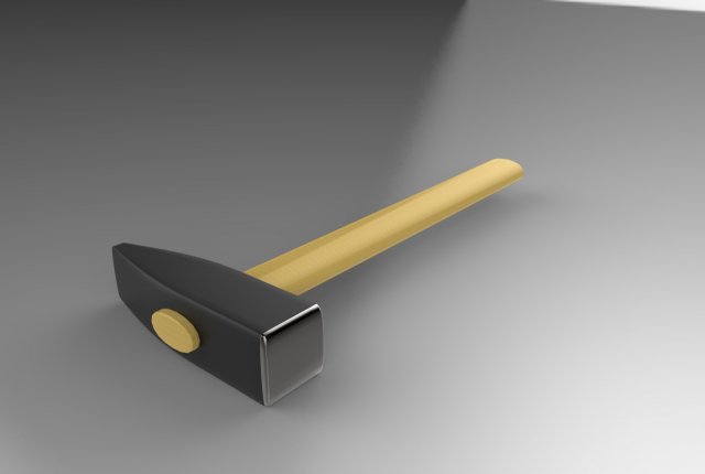 A hammer Free 3D Model