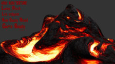 lava rock 3D model 3D Model