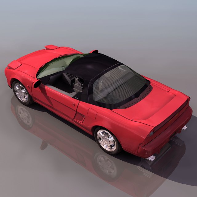 3D Model of NSX Car 3D Model