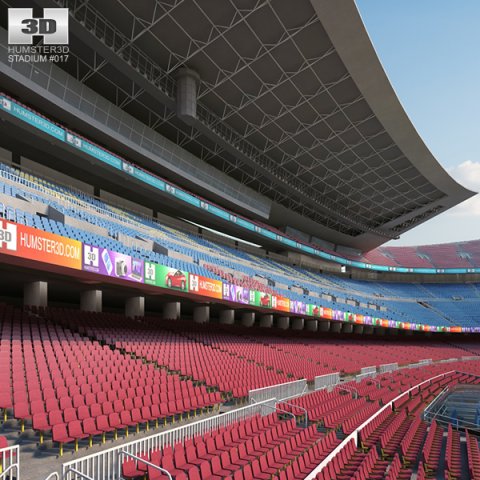 Camp Nou 3D Model