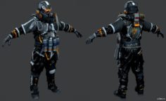 Helghast Engineer 3D Model