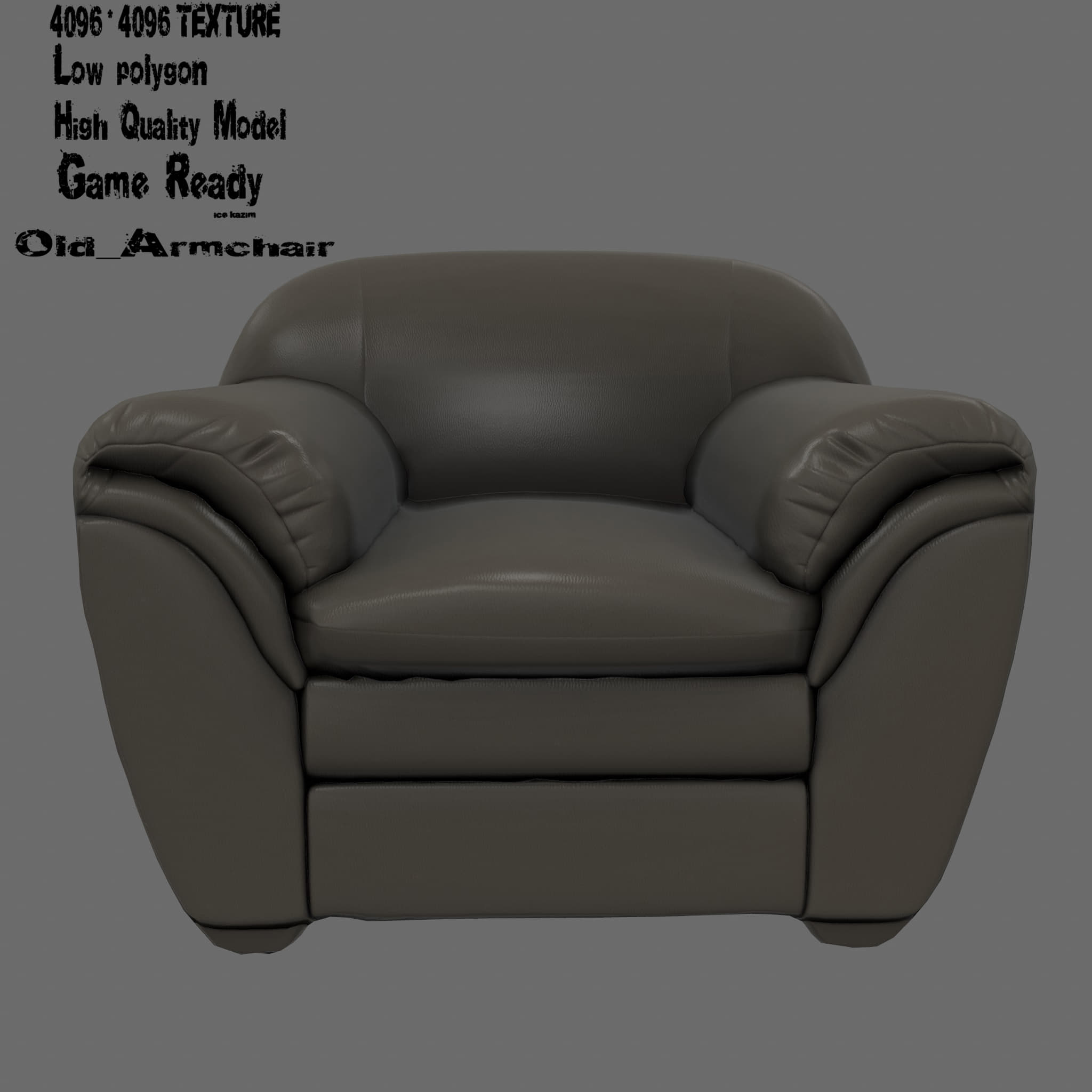 armchair 3D model 3D Model